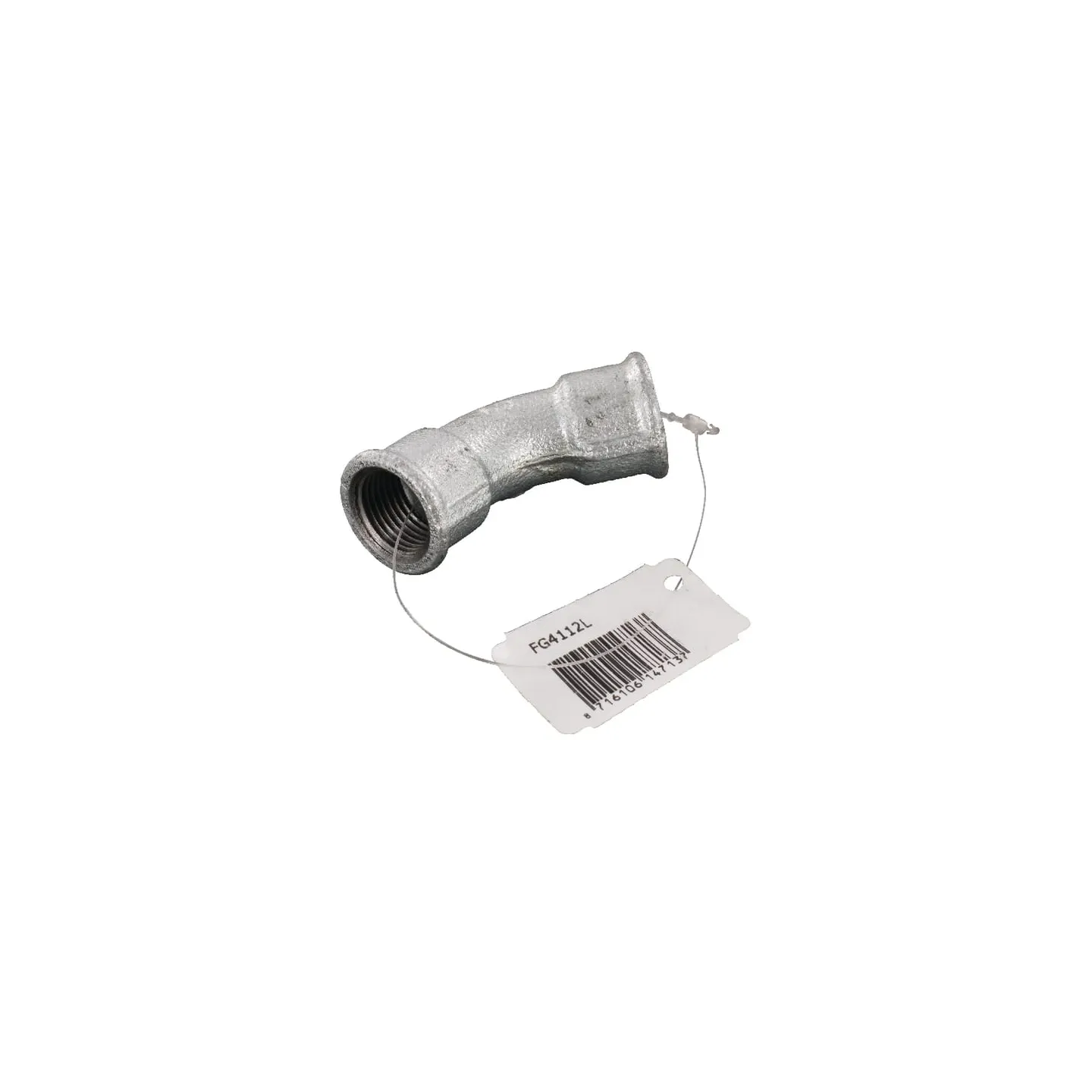 Elkonis 45° galv. 2xF 1/2 FG4112L AGRALV