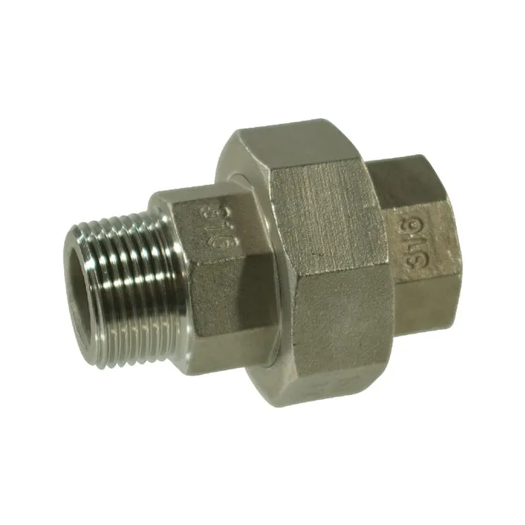 Coupling S.S. F/M 1  FG3411RVS AGRALV