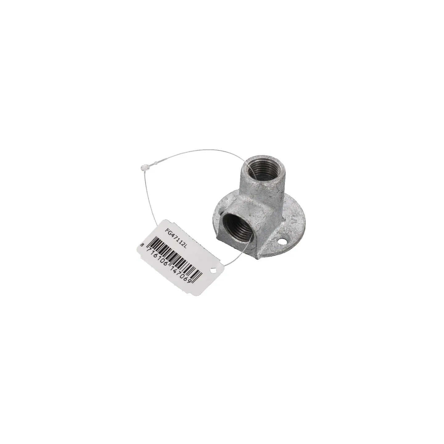 Wall plate 90Â° female zn. 1/2  FG47112L AGRALV