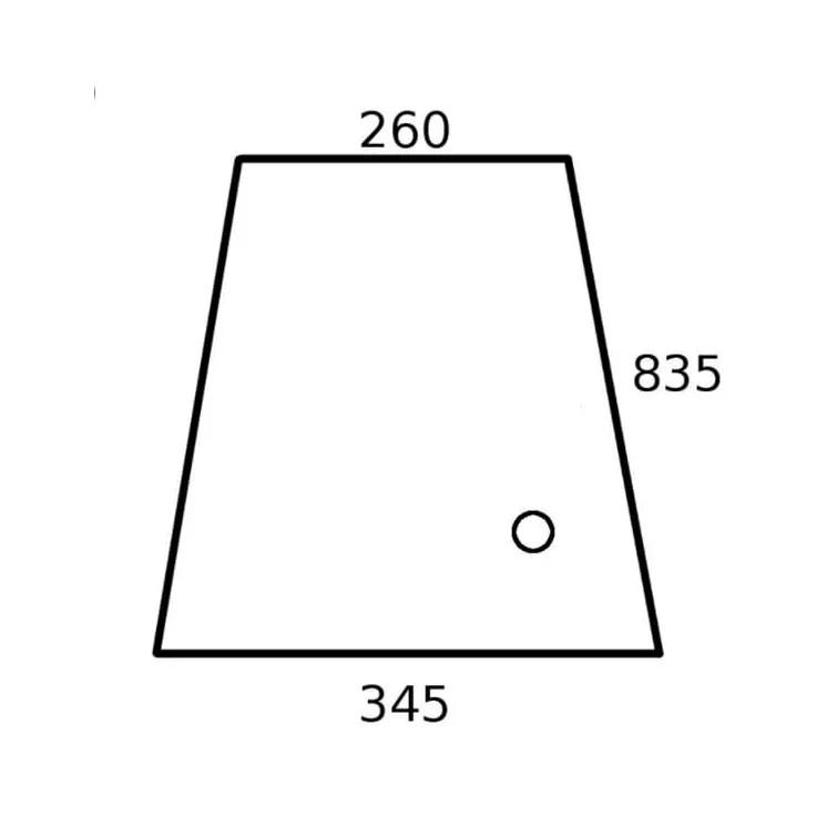 Glass pane  F380810110210N AGRALV