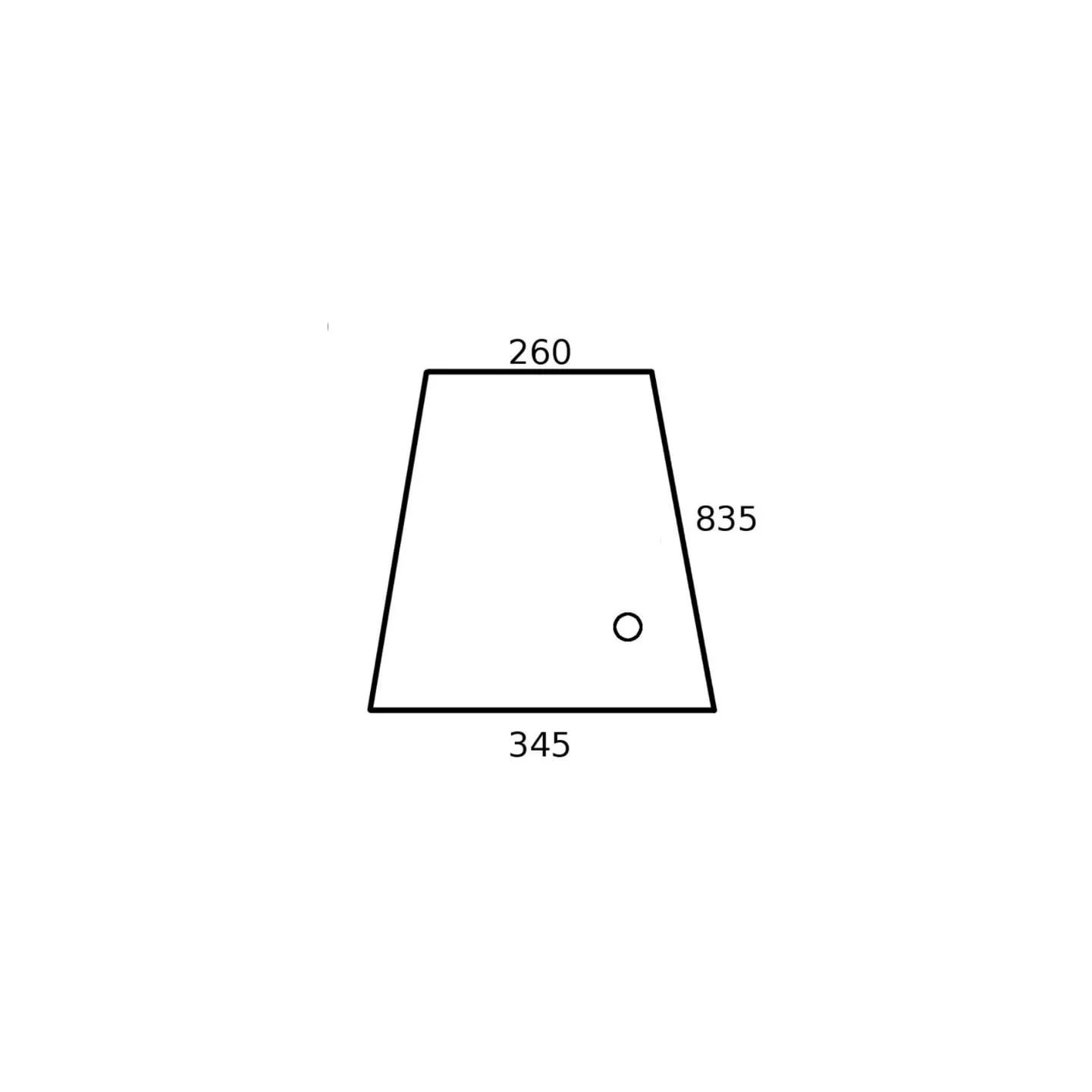 Glass pane  F380810110210N AGRALV