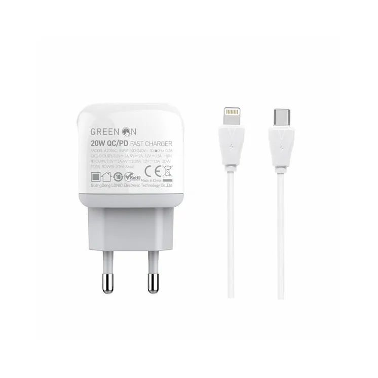 Dubultais ātrais lādētājs 20W 230/12V GSM60 AGRALV