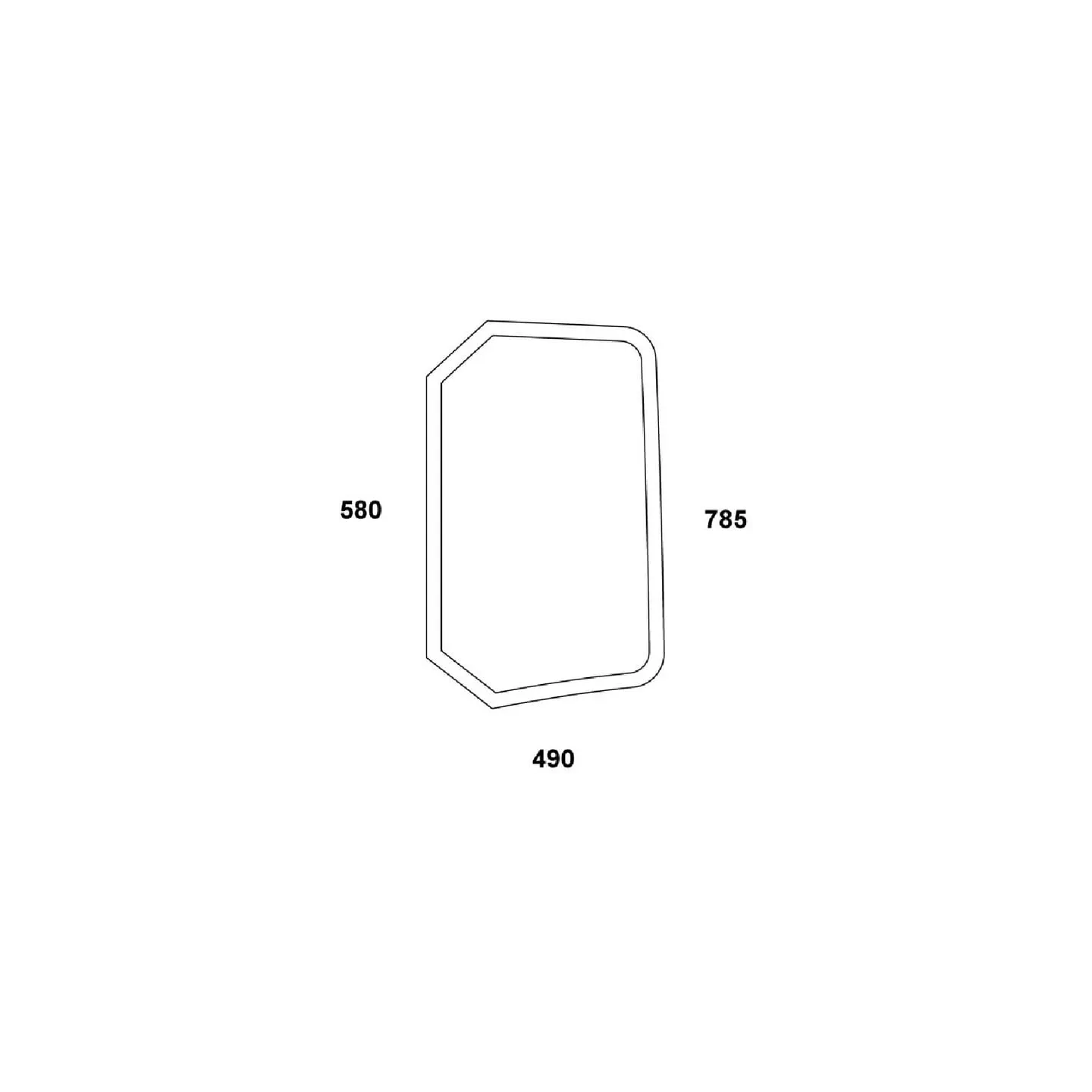 Side window  H737812010041N AGRALV H737812010041