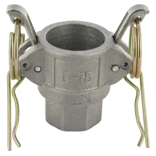 Camlock D female, 3/4 female thread, aluminium  HCN100DAL019 AGRALV