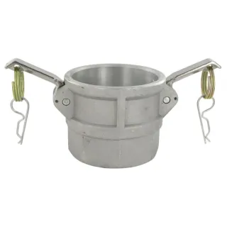 Camlock D female, 3 female thread, aluminium  HCN100DAL076 AGRALV