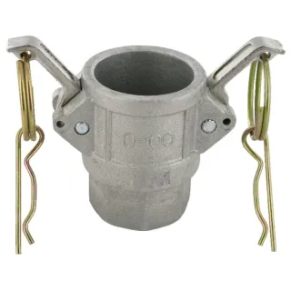 Camlock D female, 1 female thread, aluminium  HCN100DAL025 AGRALV