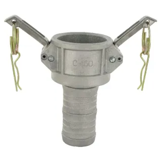 Camlock C 1 1/2 hose end Stainless steel  HCN100CSS038 AGRALV