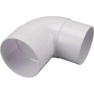 PVC elkonis 80 mm 87° balts HWA180801W AGRALV