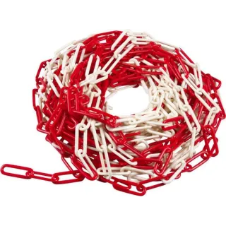 Chain 8mm x 49mm Plastic red/white  KK150008 AGRALV