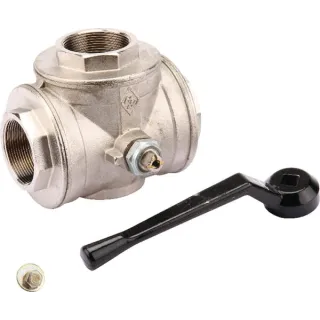 Ball valve T 2 IT/IT 3-way  KS32T AGRALV