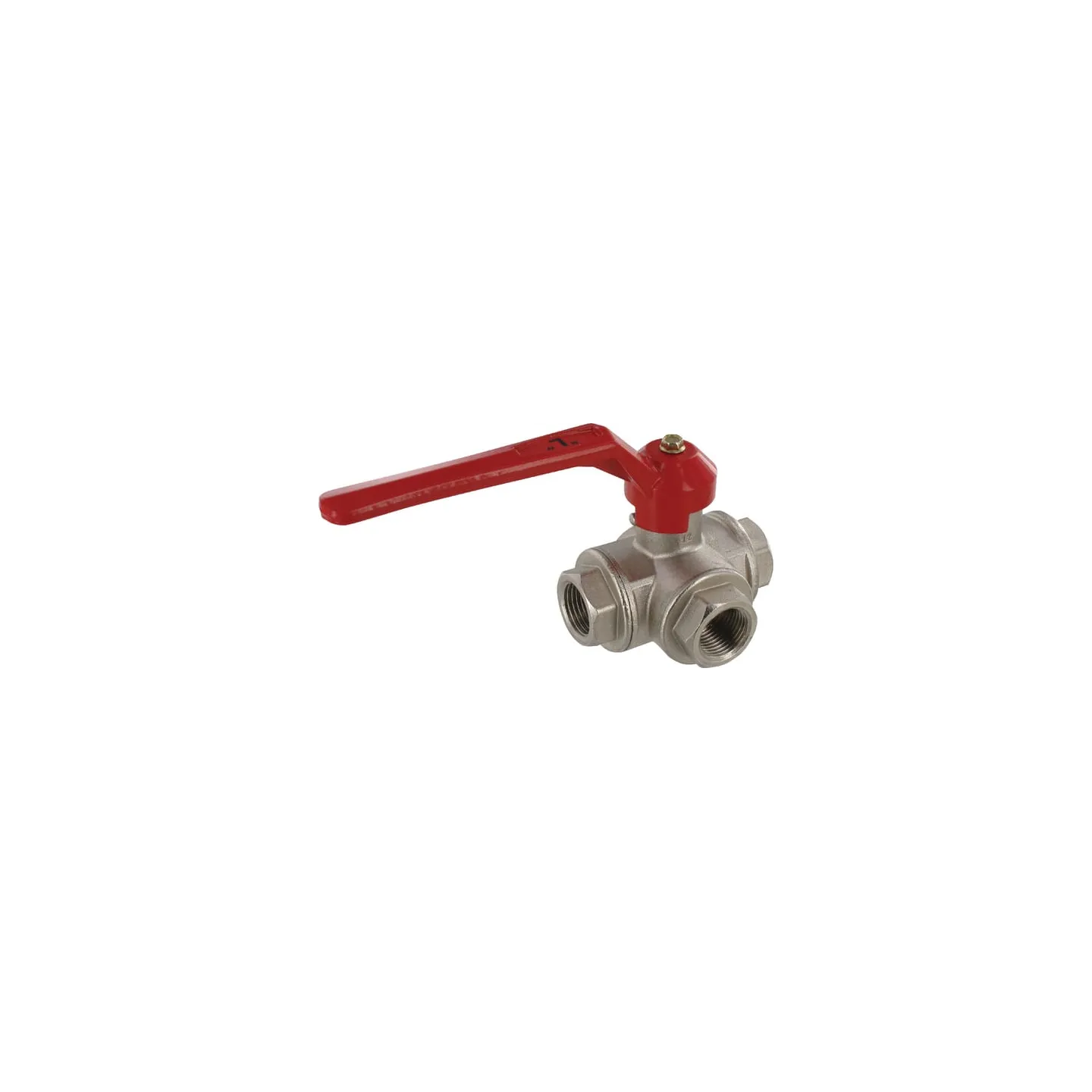 Ball valve L 1/2 IT/IT 3-way  KS312L AGRALV