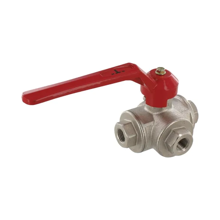 Lodveida vārsts T 1/4 IT/IT 3-way KS314T AGRALV