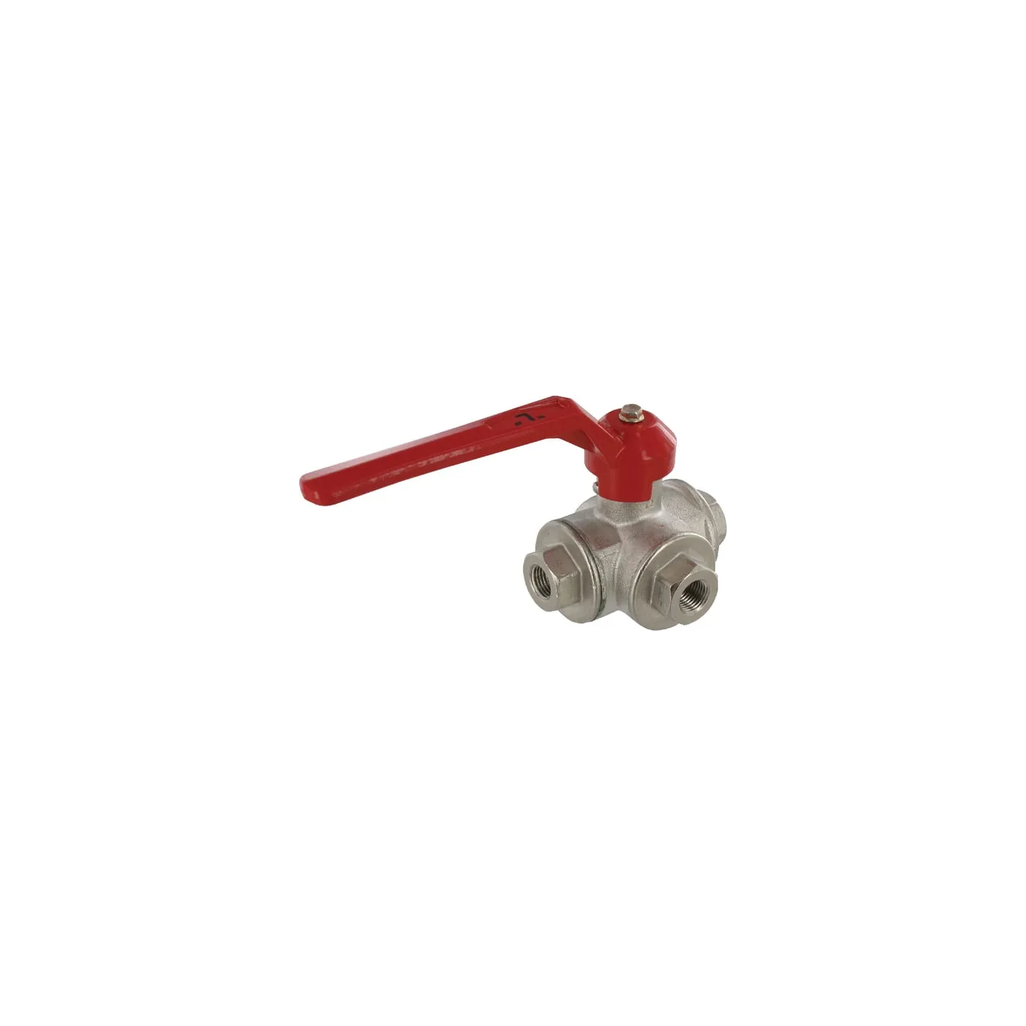 Ball valve L 1/4 IT/IT 3-way  KS314L AGRALV