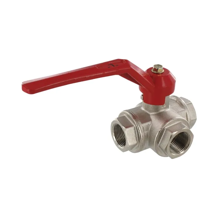 Ball valve L 3/4 IT/IT 3-way  KS334L AGRALV