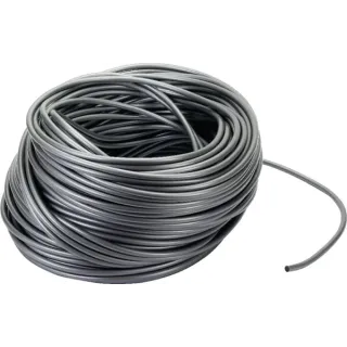 PVC kabelis 8mm sudrabs PL10119 AGRALV