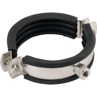 Pipe clamp Female inox S.S. 75-80mm  RS24477RVS AGRALV