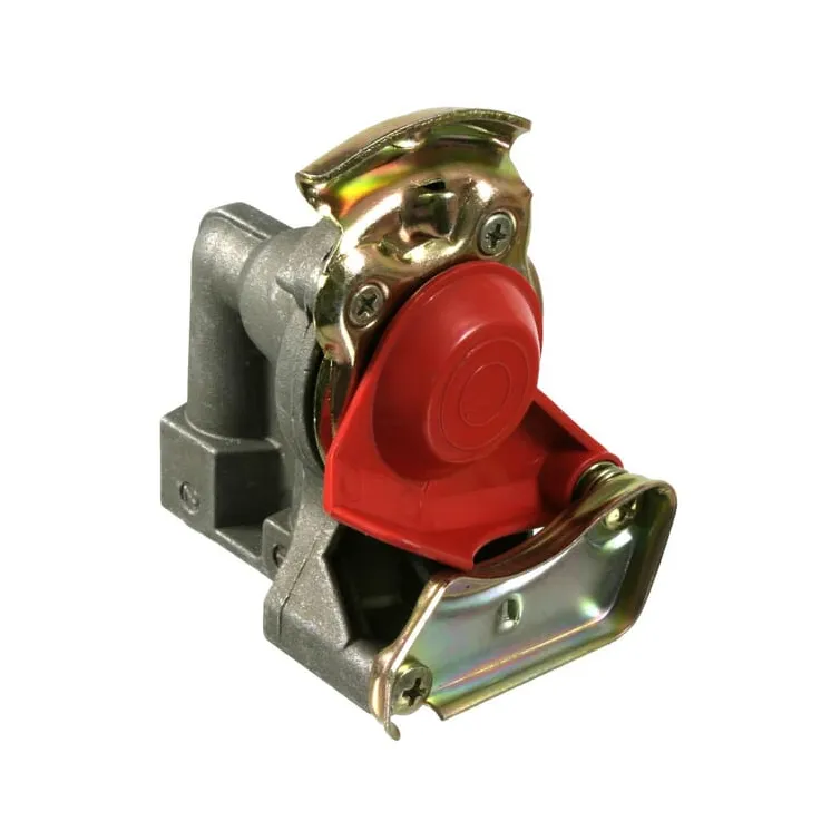 Sakabes galva automātiskā 2xM16x1,5 sarkana T710510 AGRALV