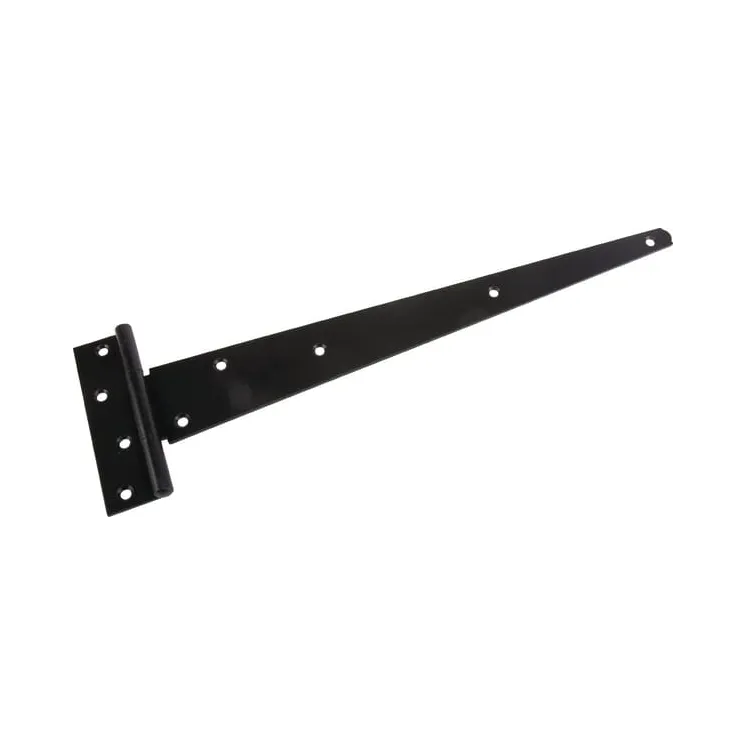 Tee hinge 16/400mm, Heavy duty, Black  TO4196D AGRALV