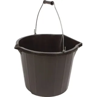 Industrial bucket 14L, black  TZ6200 AGRALV TO6196 TZ6196