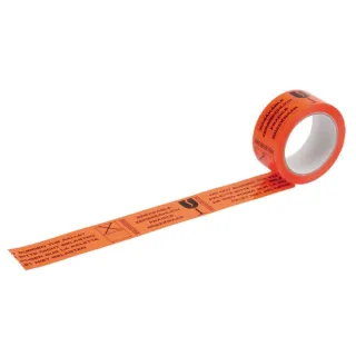 Tape PVC 50x66m orange fragile  VPM11030 AGRALV