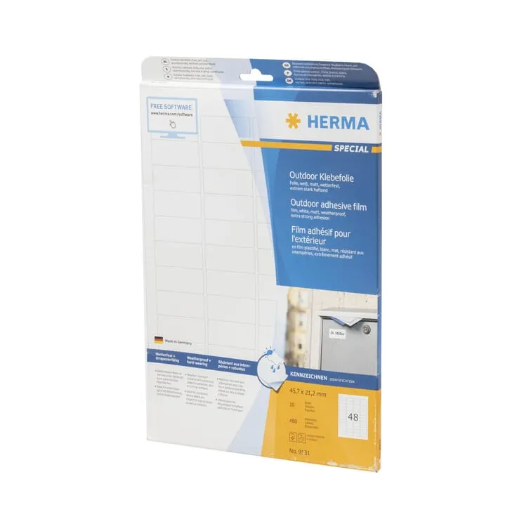 Herma 9531 Label 45.7x21.2  VPM20236 AGRALV