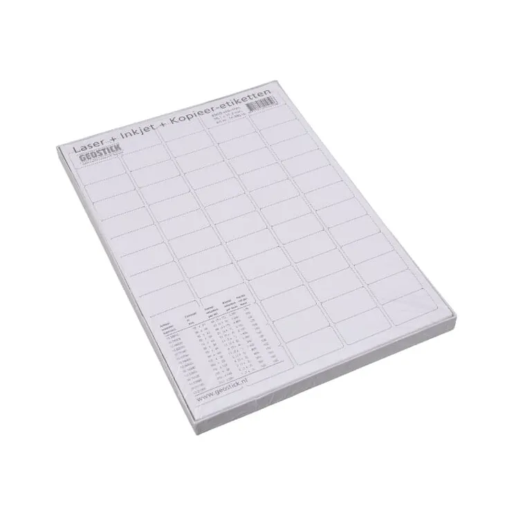 Price card 38.1x21.2mm plain on A4  VPM20240 AGRALV