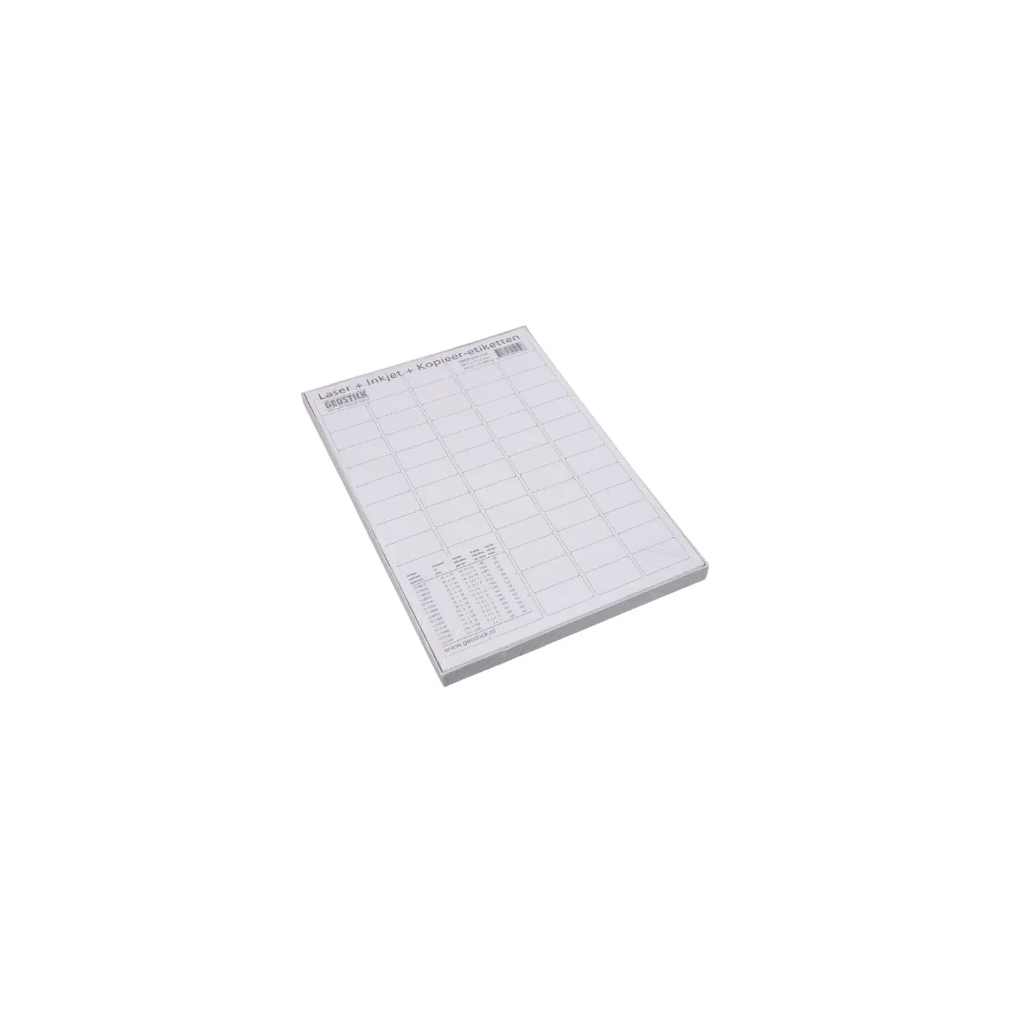 Price card 38.1x21.2mm plain on A4  VPM20240 AGRALV