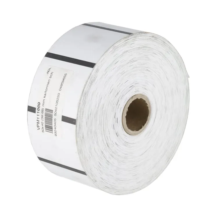 50x40 (39,68) mm kartona plaukta etiķete priekš ZEBRA ZD421T VPM111669 AGRALV