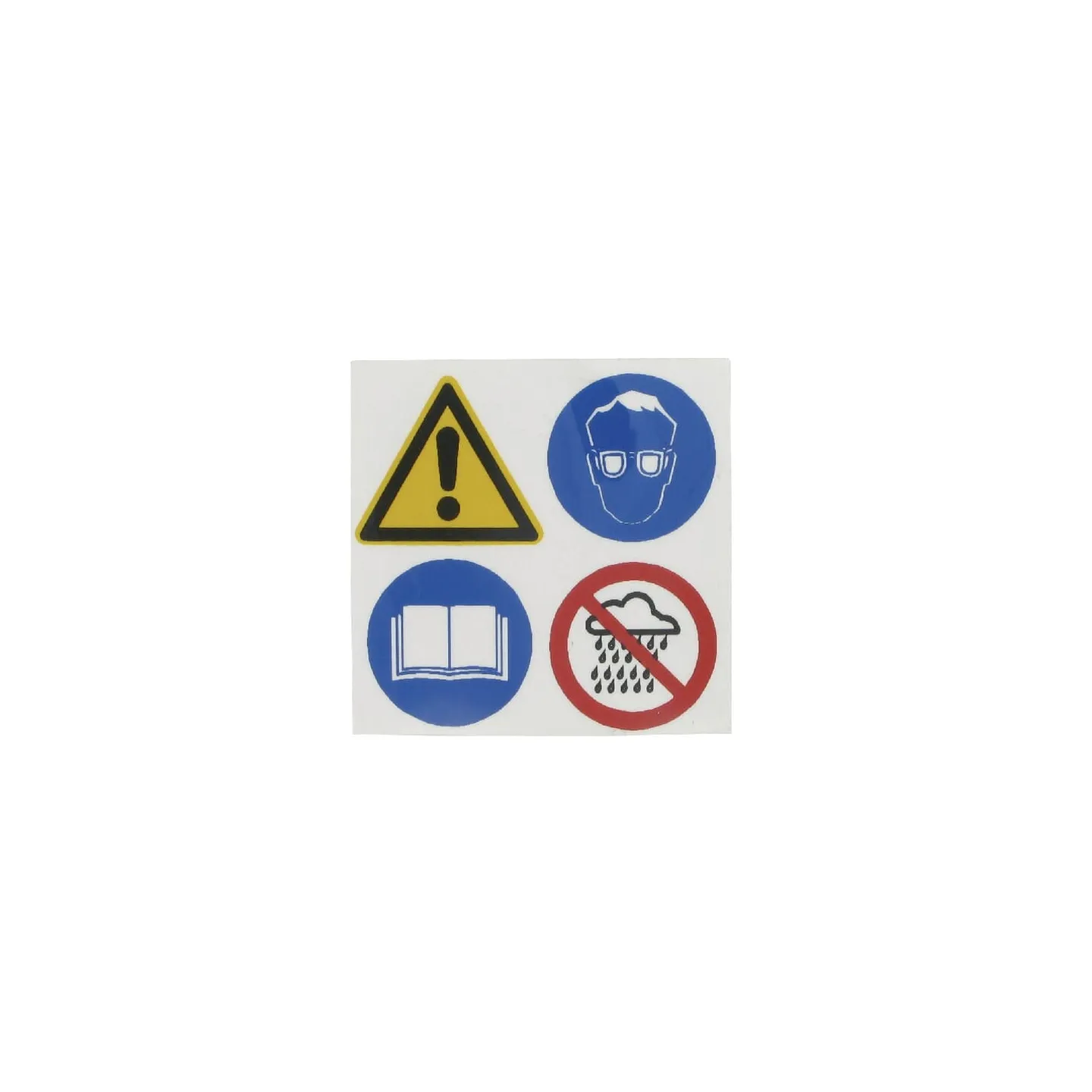 Sticker information lawnmower warnings  WB000014 AGRALV