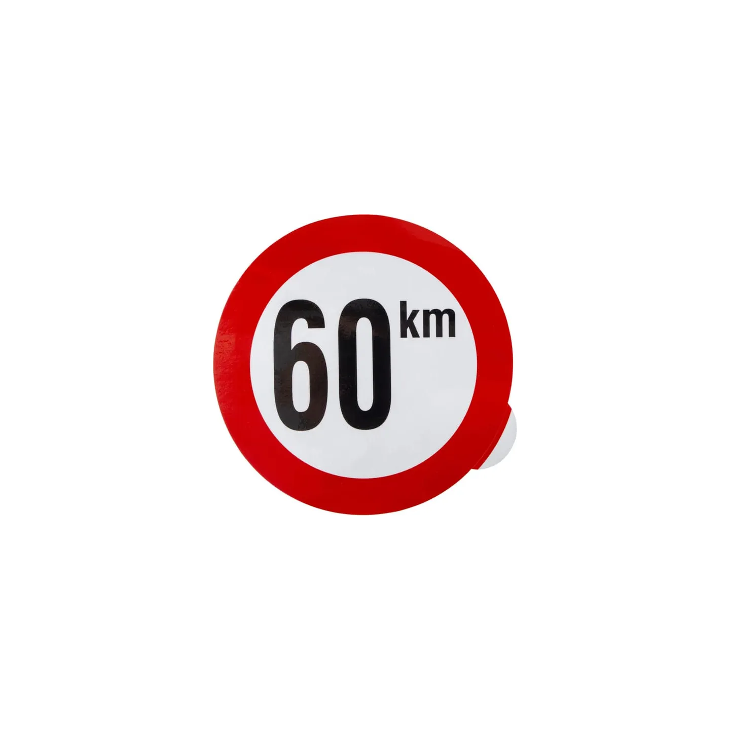 Uzlīmes aizlieguma zīmes ātruma ierobežojums: 60km/h WB6001 AGRALV