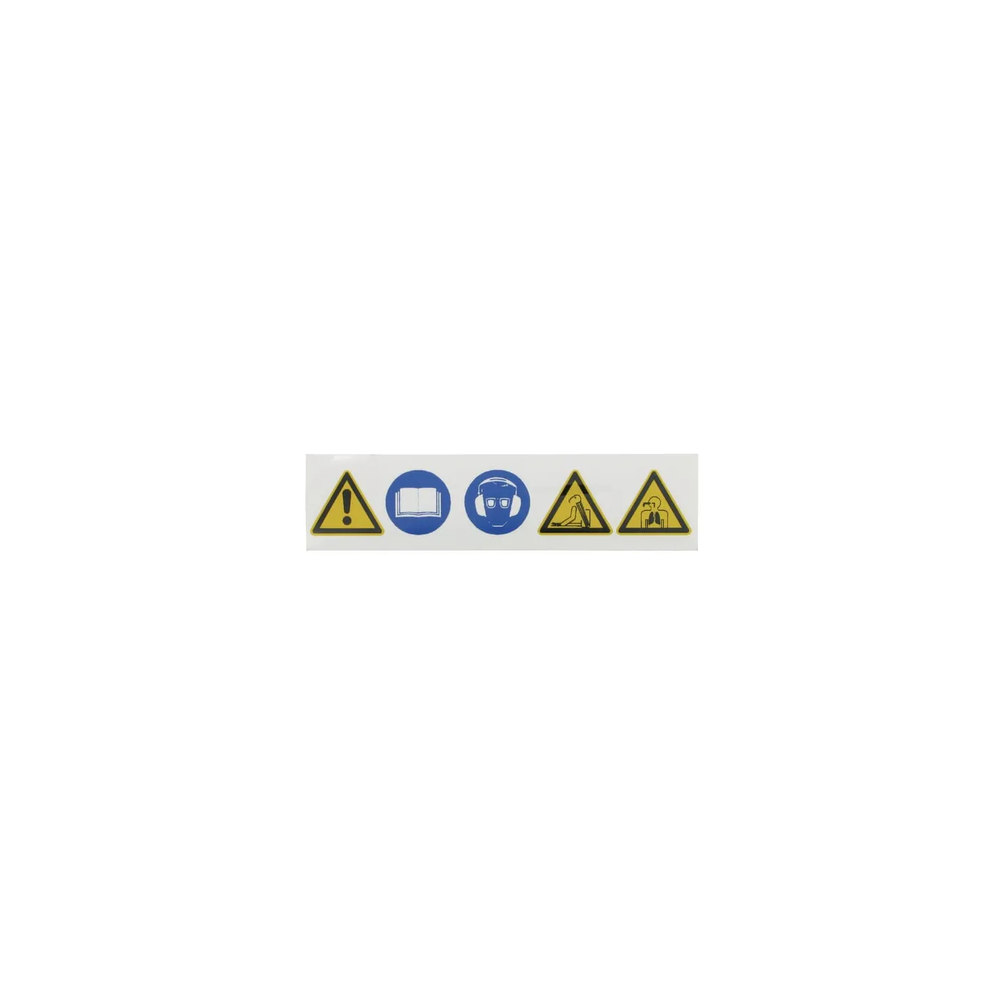 Sticker information sign leaf blower warnings  WB000012 AGRALV