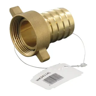Hose tail 1 1/4 with screw cap 1 1/4 female  WK34114L AGRALV