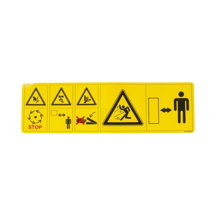 Sticker danger (small)  A138369074 Kverneland VNB4377074