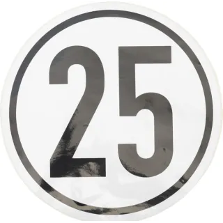 Decal 25 Km/H  AC351905 Kverneland