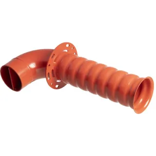 Īsa gofrēta caurule S100 AC36017294 Kverneland