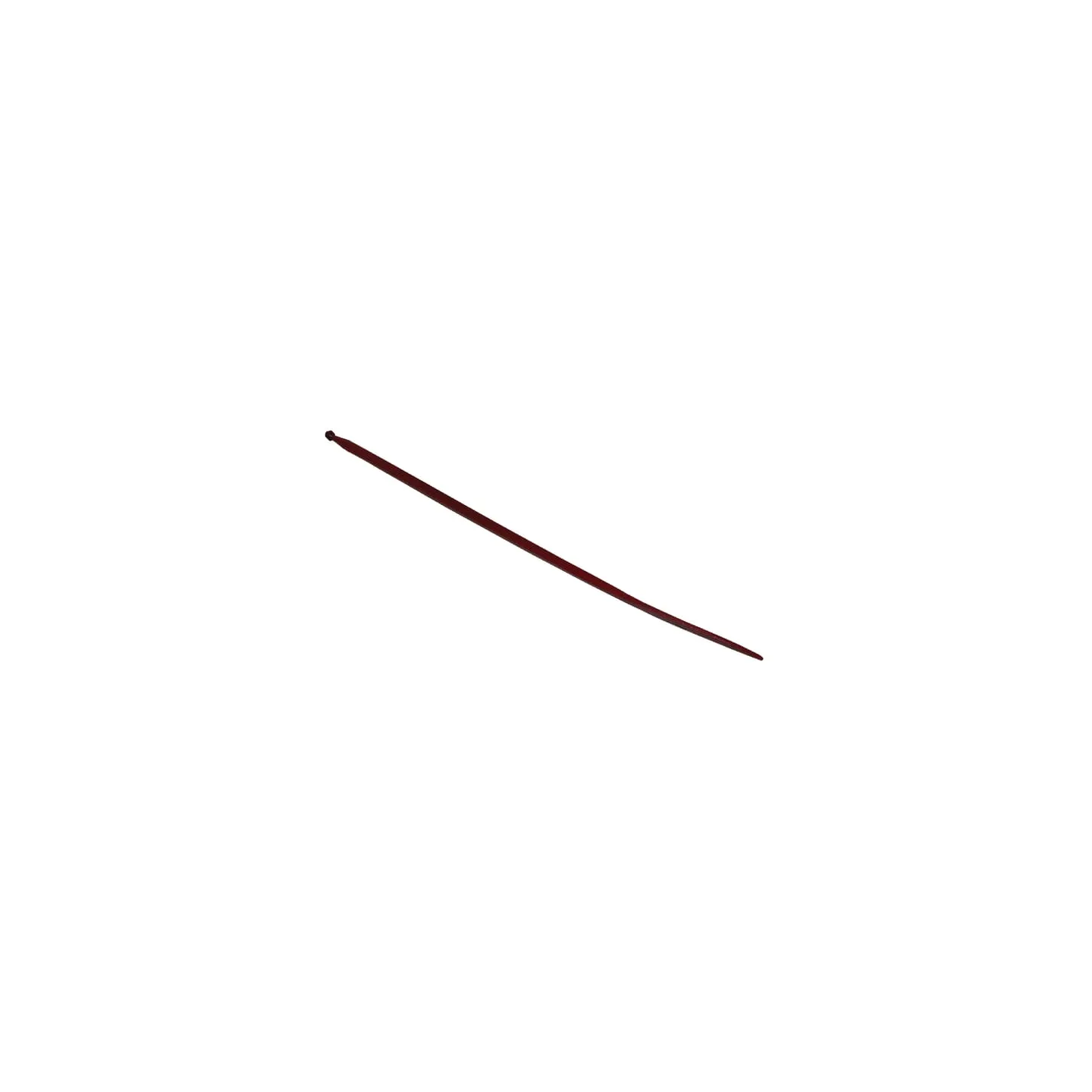 Loader tine, straight, square section 36x1400mm, flattened tip with M20x1.5mm nut, red,   KK221158 Kverneland