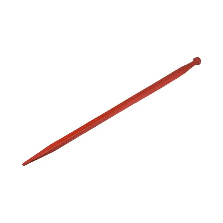 Iekrāvēja zars, taisns, kvadrātveida sekcija 45x1100mm, smails uzgalis ar M30x2mm uzgriezni, sarkans, KK241166A Kverneland KK241