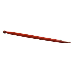 Loader tine, straight, square section 45x985mm, pointed tip with M30x2mm nut, red,   KK241161A Kverneland KK241161 VPN1813