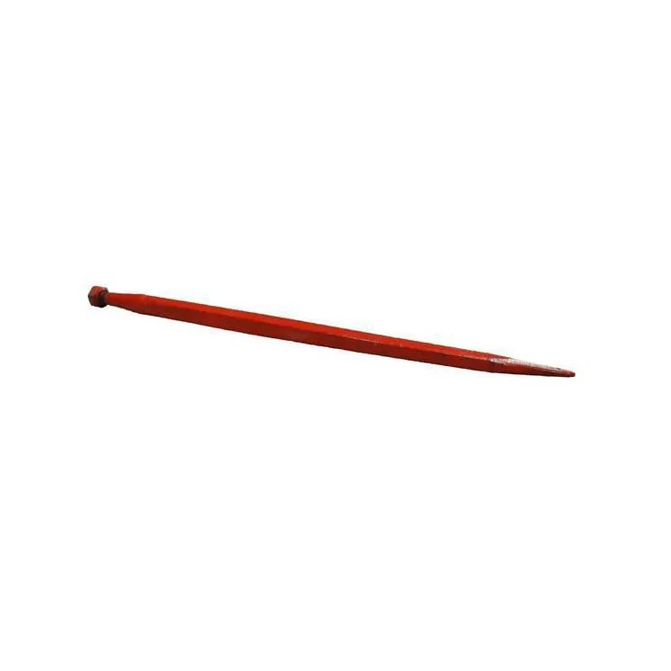 Loader tine, straight, square section 45x985mm, pointed tip with M30x2mm nut, red,   KK241161A Kverneland KK241161 VPN1813