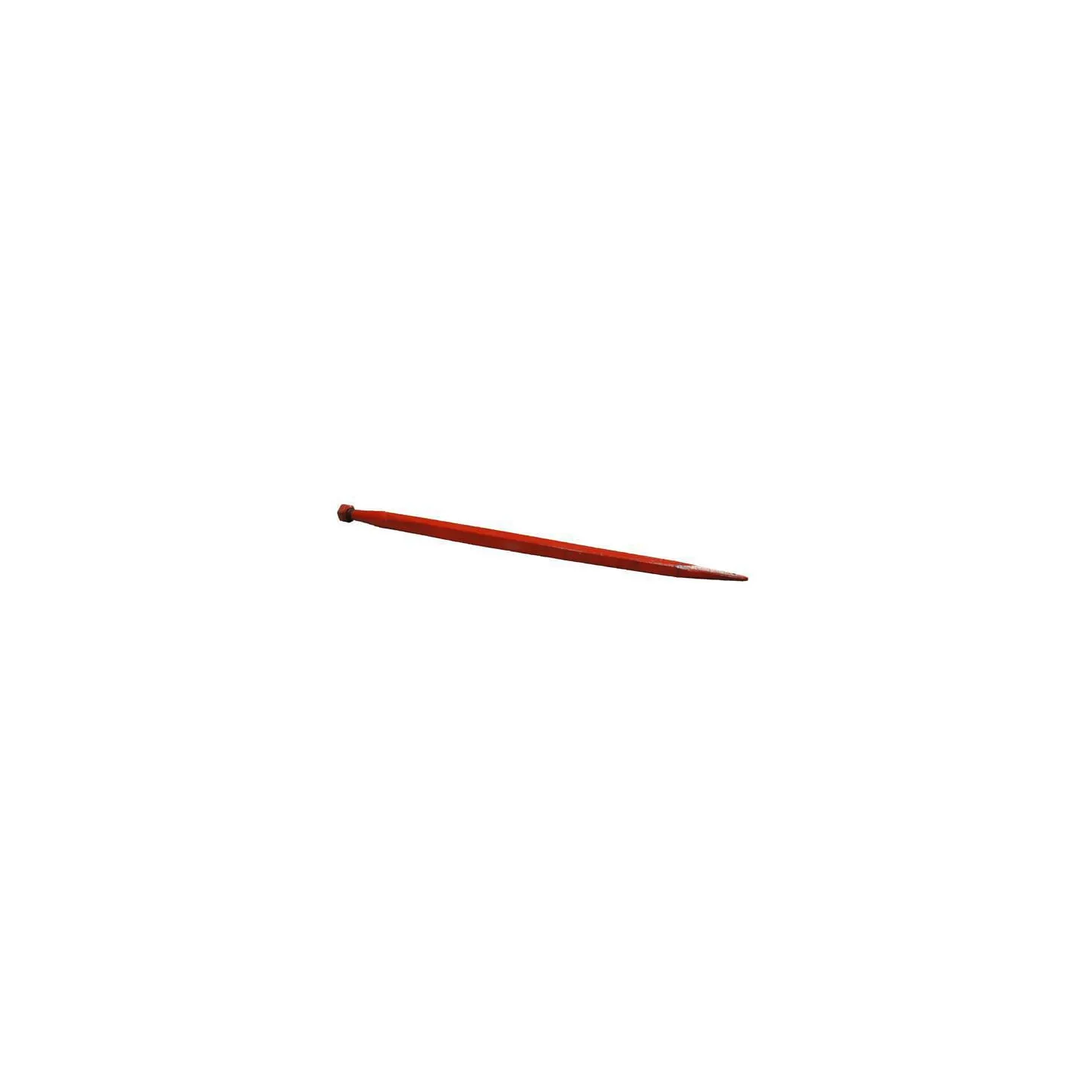 Loader tine, straight, square section 45x985mm, pointed tip with M30x2mm nut, red,   KK241161A Kverneland KK241161 VPN1813