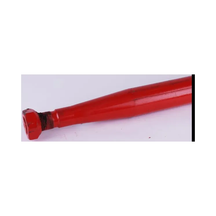 Loader tine, straight, square section 35x1400mm, pointed tip with M33x2mm nut, red,   KK241126 Kverneland