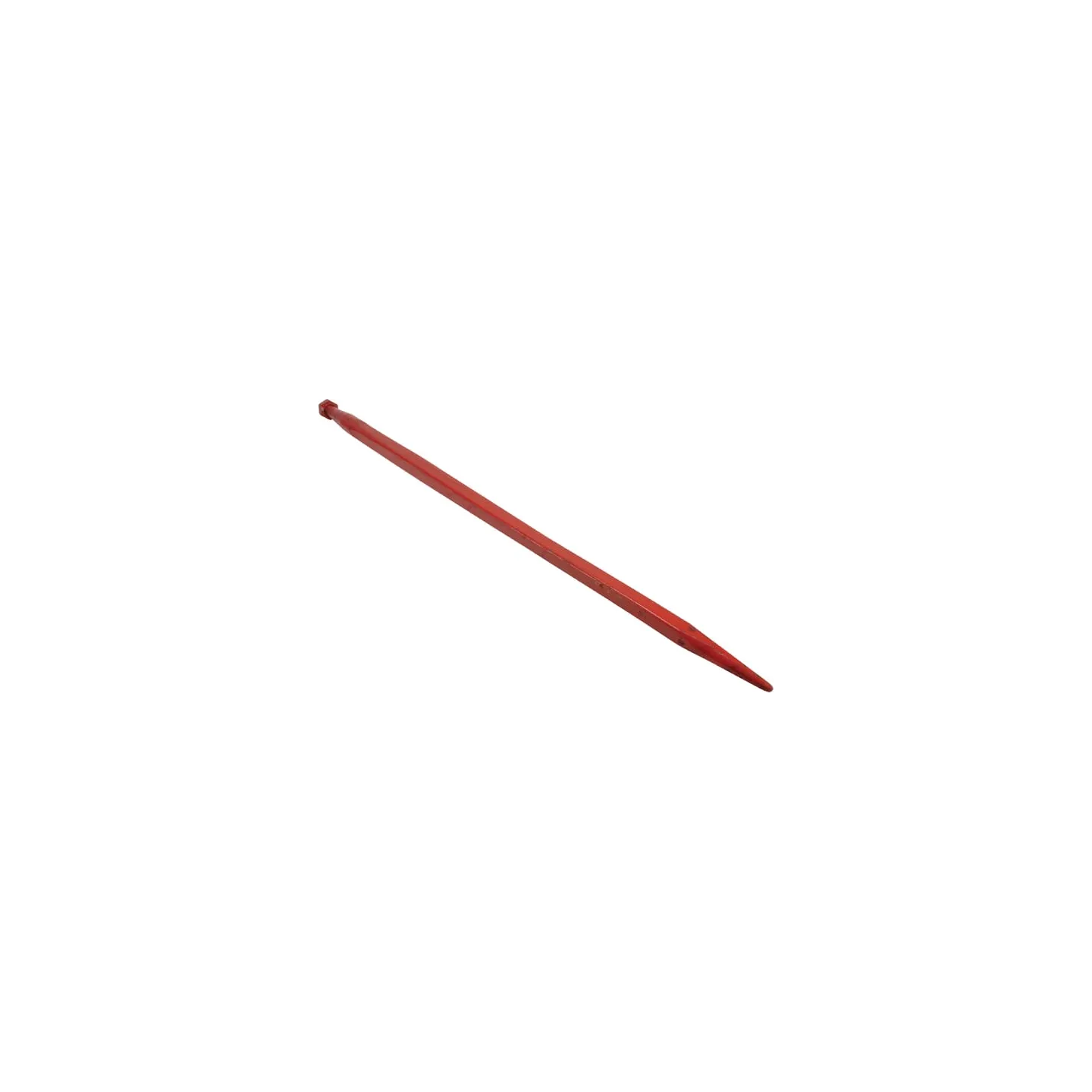 Loader tine, straight, square section 45x1240mm, pointed tip with M30x2mm nut, red,   KK241162A Kverneland KK241162