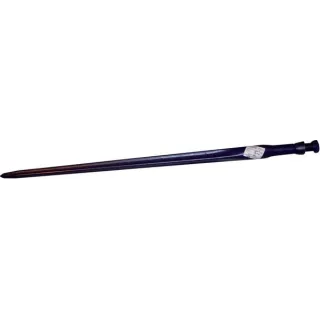 Iekrāvēja zars, taisns, kvadrātveida sekcija 45x1400mm, smails uzgalis ar M30x2mm uzgriezni, sarkans, KK241163A Kverneland KK241