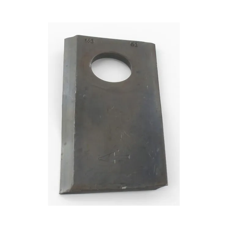 Pļāvēja asmens LH 105x48x4mm ovāls urbums 23,0x20,5mm Piemērots Taarup 25 pack KT5514200001 Kverneland / Taarup