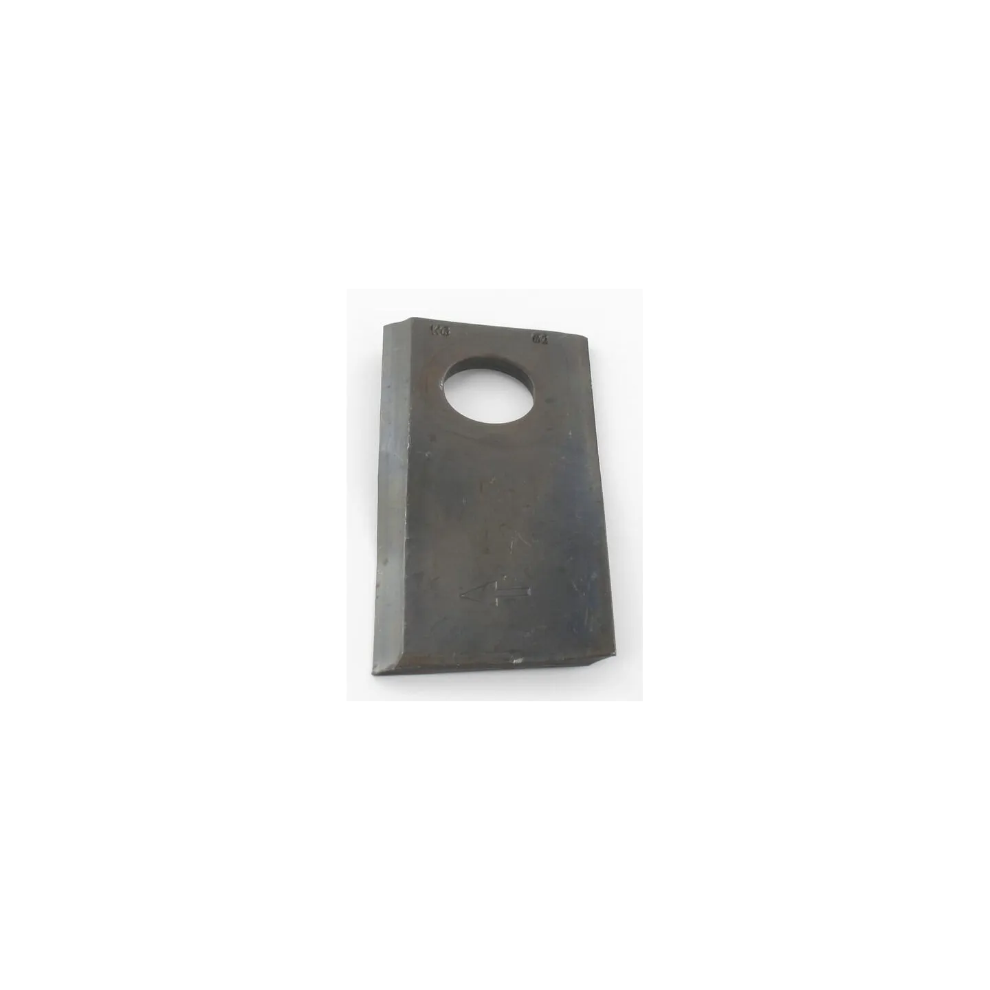 Pļāvēja asmens LH 105x48x4mm ovāls urbums 23,0x20,5mm Piemērots Taarup 25 pack KT5514200001 Kverneland / Taarup