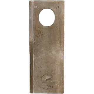Mower blade RH 126x47x4mm oval bore 23.0x20.5mm Suitable for Taarup 25 pack  KT5611040001 Kverneland / Taarup KT56110400 KT56781