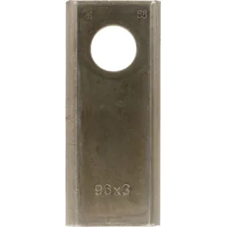 Mower blade LH/RH 96x40x3mm bore 19mm Suitable for Taarup 25 pack  KT4186400001 Kverneland / Taarup 06561542 16622785 KT76122000
