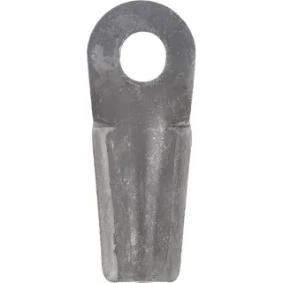 Mower blade LH/RH 127x50x4mm oval bore 23.0x20.8mm Suitable for Taarup 25 pack  KT5611030001 Kverneland / Taarup KT56293025