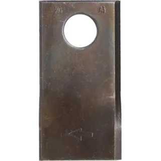 Mower blade RH 93x47x3mm bore 19mm Suitable for Taarup/PZ 25 pack  KT4189300001 Kverneland / Taarup KT4189400000 TF70