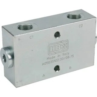 Double pilot-operated check valve  KT99407008 Kverneland / Taarup
